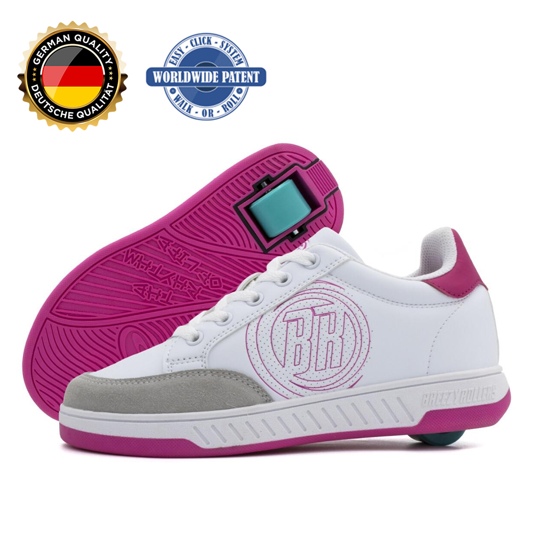 Tekerlekli Spor Ayakkabı Pembe / Beyaz