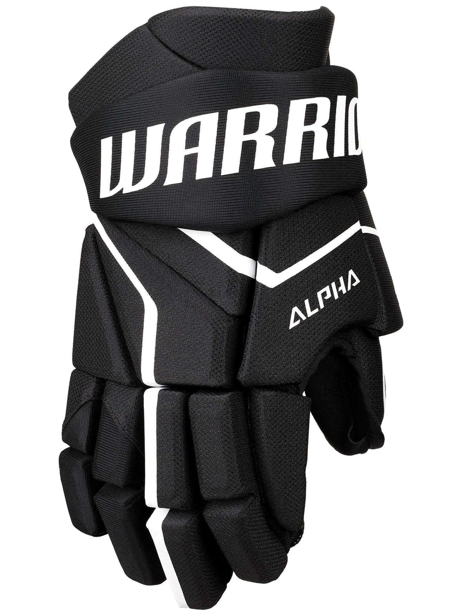 Warrior Alpha LX2 Comp JUNIOR Hokey Eldiveni I BLACK