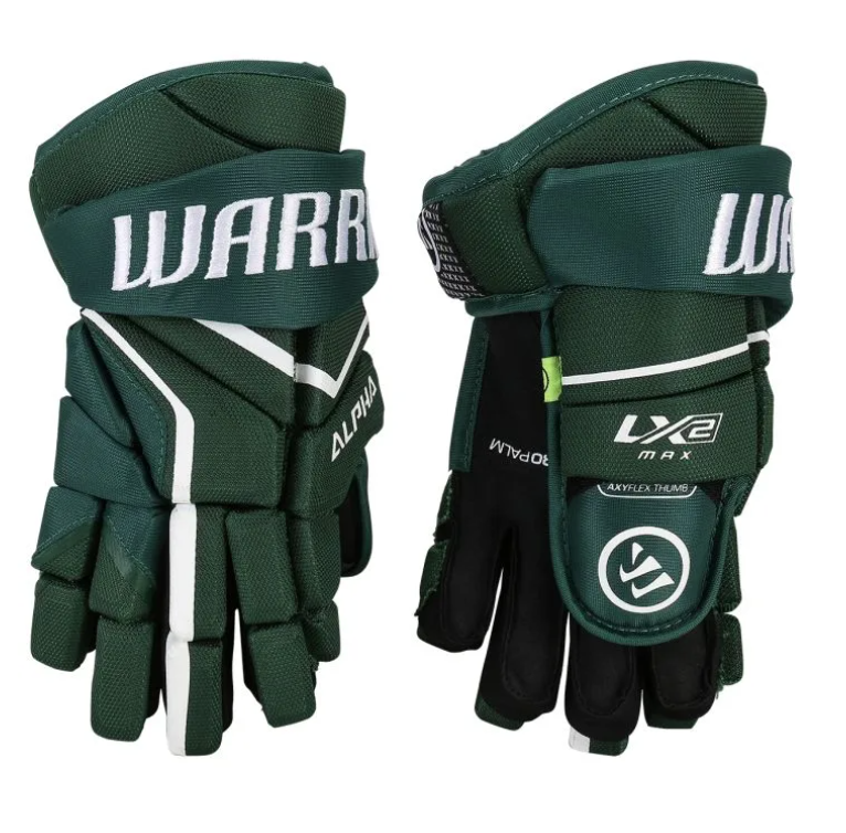 Warrior LX2 Max SENIOR Hokey Eldiveni I GREEN