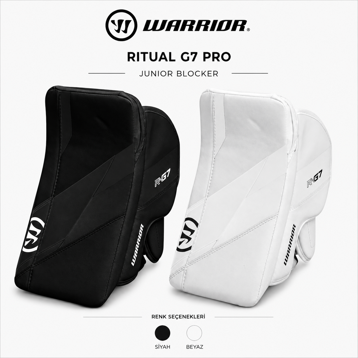 Warrior Ritual G7 Pro Junior Hokey Kaleci Blocker Eldiveni