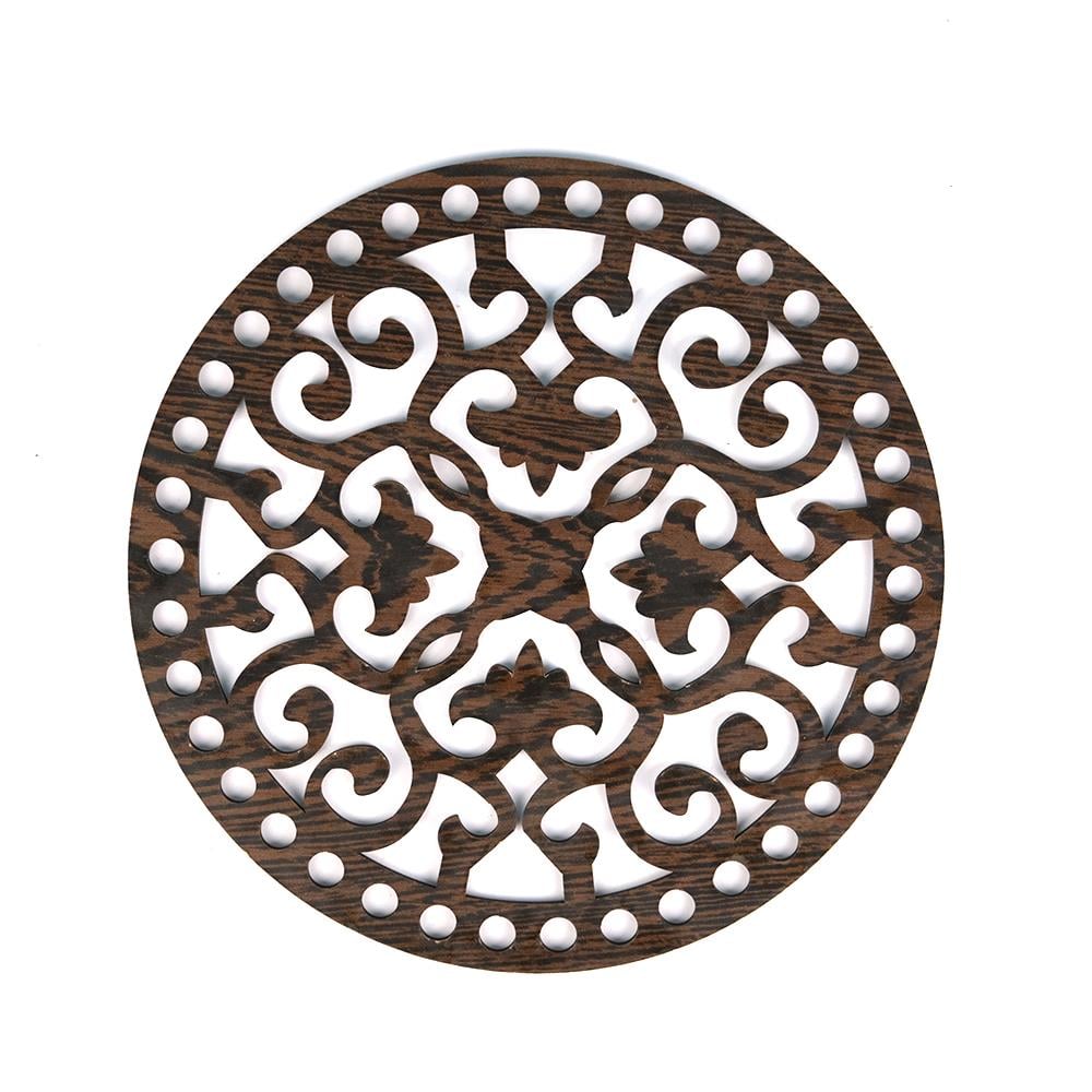 Ahşap Yuvarlak Makaron Çanta Tabanı