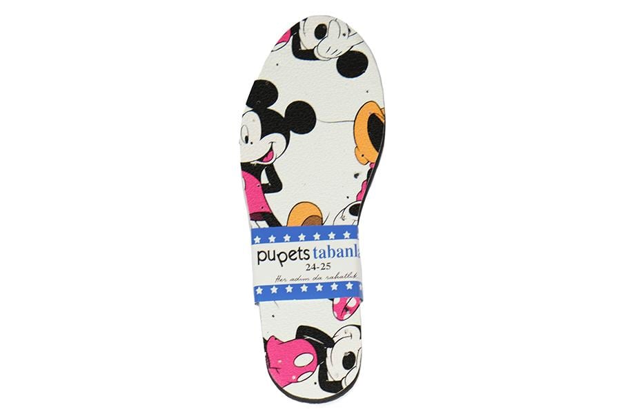 Mickey ve Minnie Desenli Çocuk & Bebek Taban 24-25