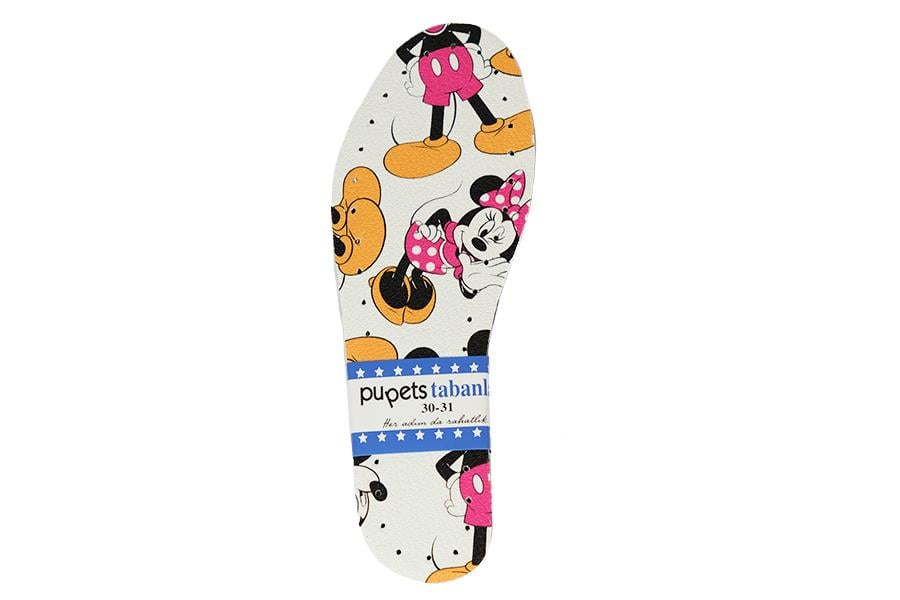Mickey ve Minnie Desenli Çocuk & Bebek Taban 30-31