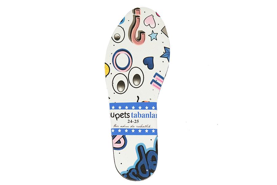 Karışık Desenli Çocuk & Bebek Taban 24-25
