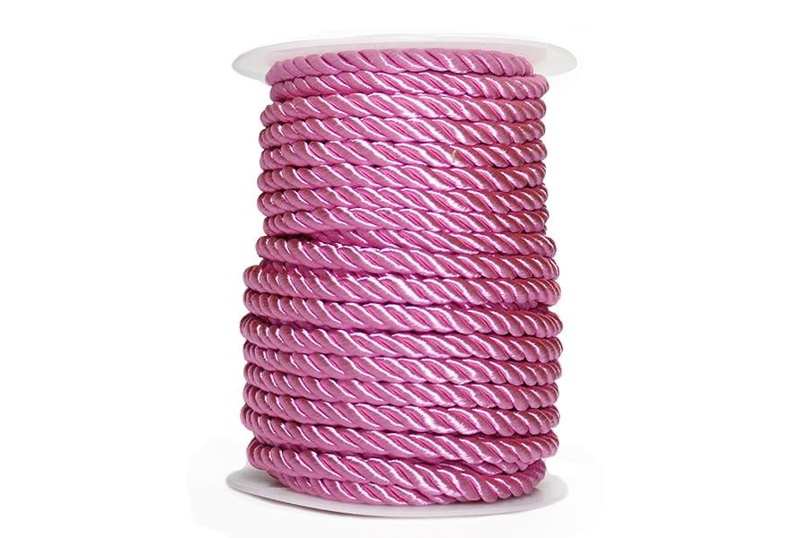 Pembe Kordon İp 6 mm 20 metre