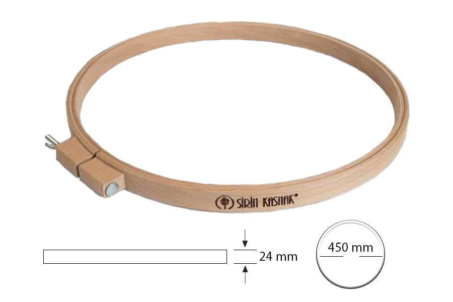 Şirin Kasnak Ağaç Bağlantılı Yorgan İşleme Kasnağı 212-14 45 cm