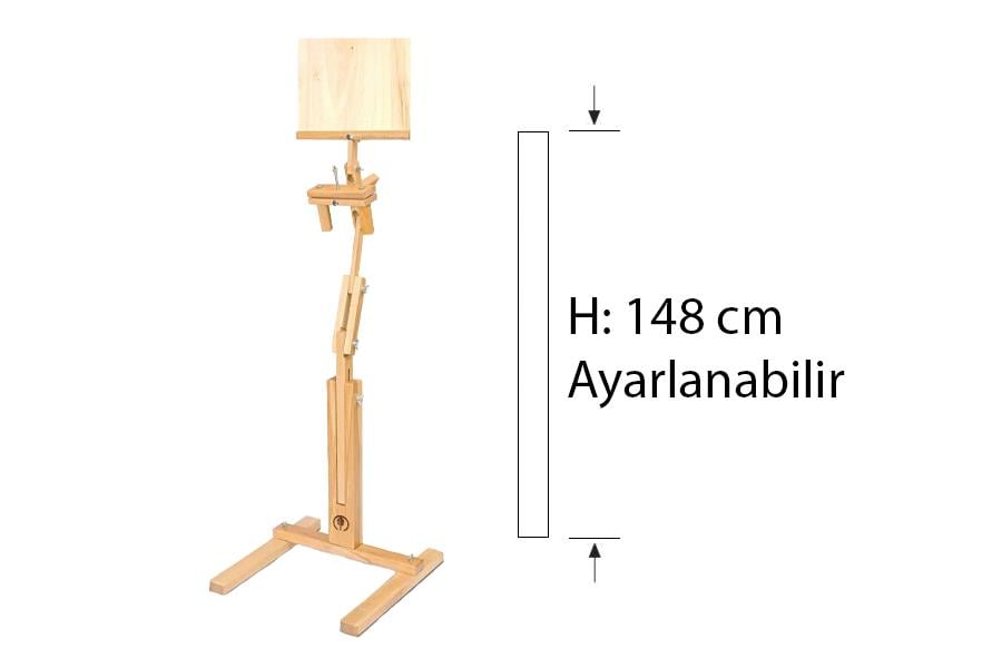 Şirin Kasnak Çok Fonksiyonlu Sehpalı Kasnak Tutma Aparatı 321 148 cm