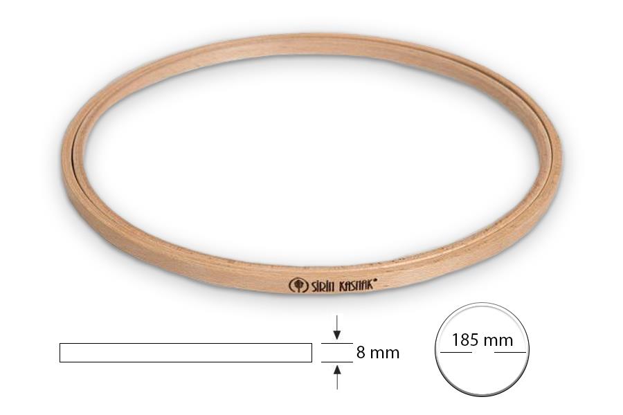 Şirin Kasnak Vidasız Dar Gergef Nakış Kasnağı 201-4 18,5 cm