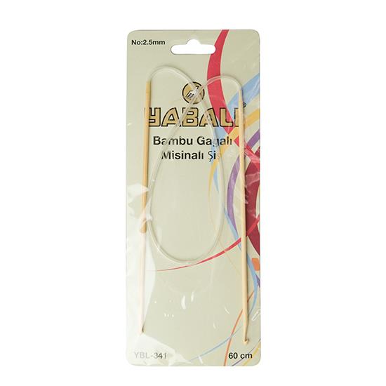 Yabalı Bambu Gagalı Misinalı Şiş No:2.5
