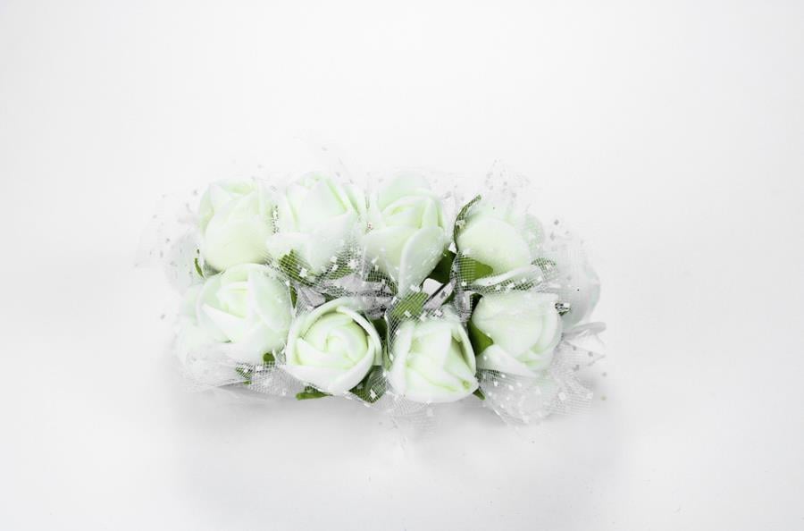 12'li Kırık Beyaz Çiçek Demeti