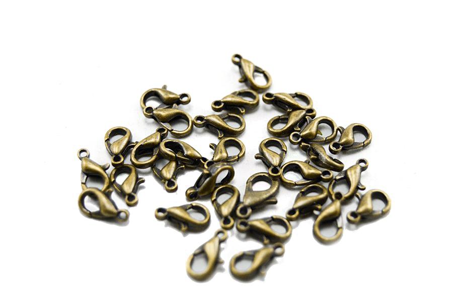 14 mm Oksit Yeşili Papağan Klips 50 Adet