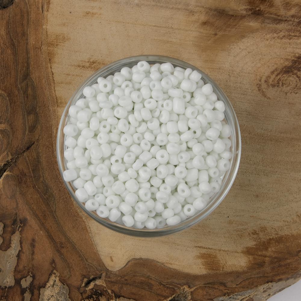 ABC Kum Boncuk Beyaz 4 mm 500 Gram 6/0 - 41