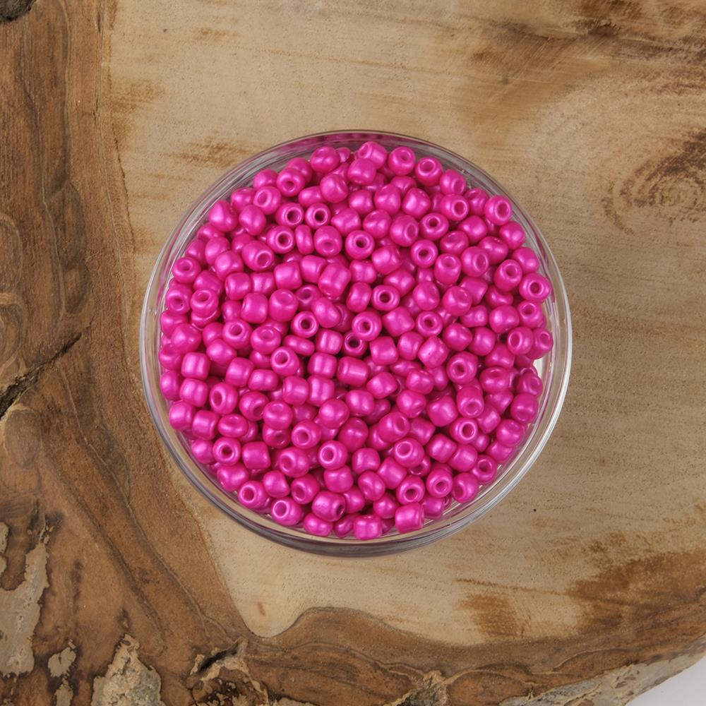 ABC Kum Boncuk Fuşya 4 mm 500 Gram 6/0 - A1