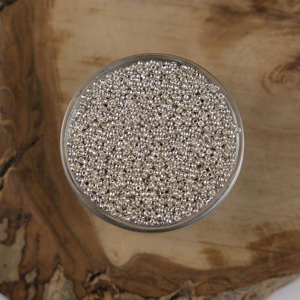 ABC Kum Boncuk Gümüş 2 mm 500 Gram 12/0 - 1109
