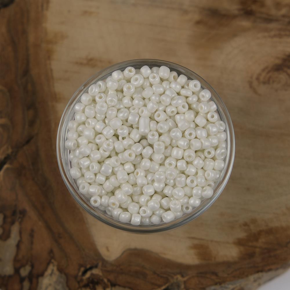 ABC Kum Boncuk Kırık Beyaz 4 mm 500 Gram 6/0 - 964