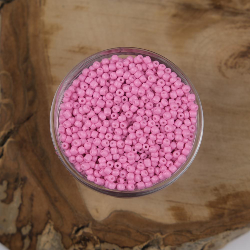 ABC Kum Boncuk Pembe 3 mm 500 Gram 8/0 - K55A