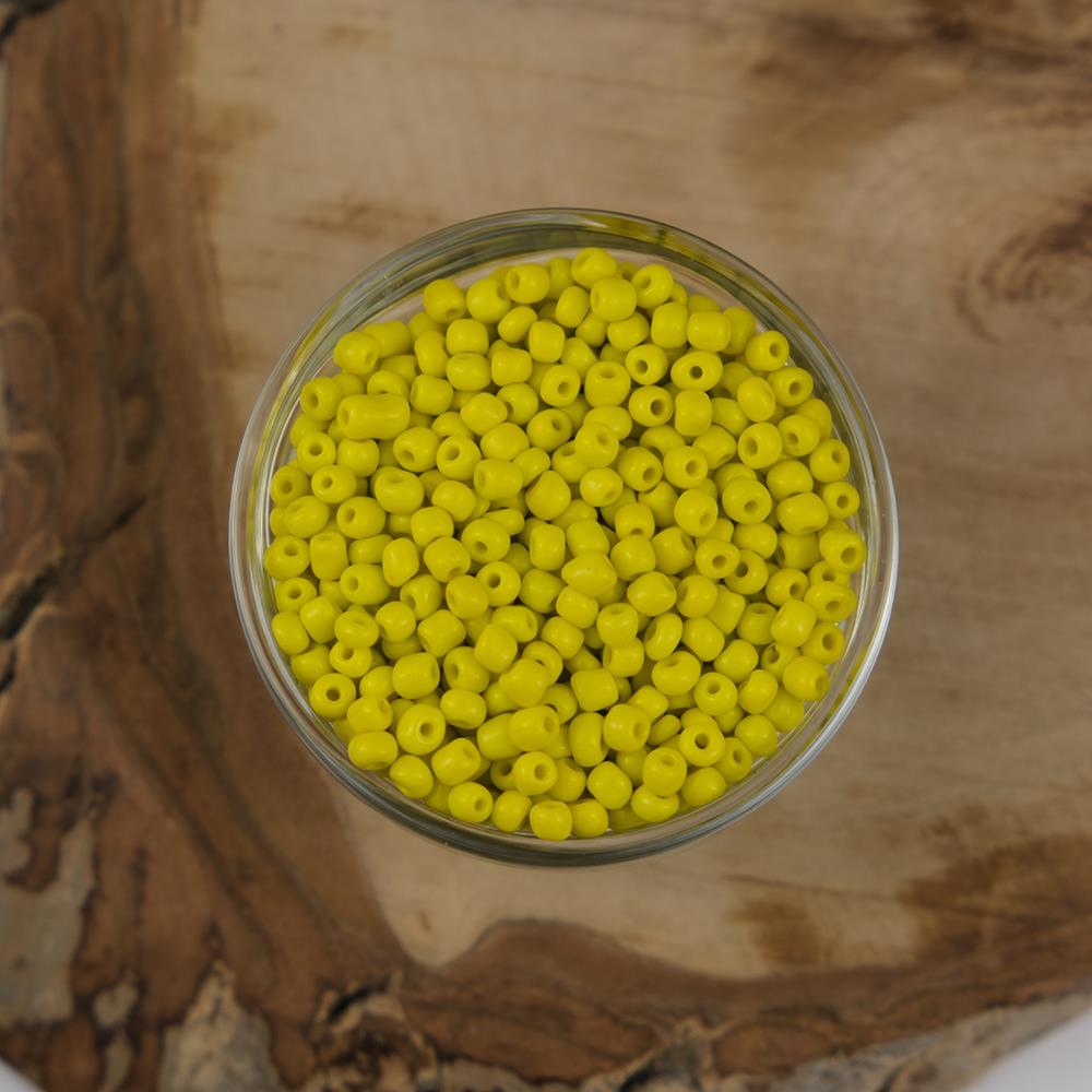ABC Kum Boncuk Sarı 4 mm 500 Gram 6/0 - 42