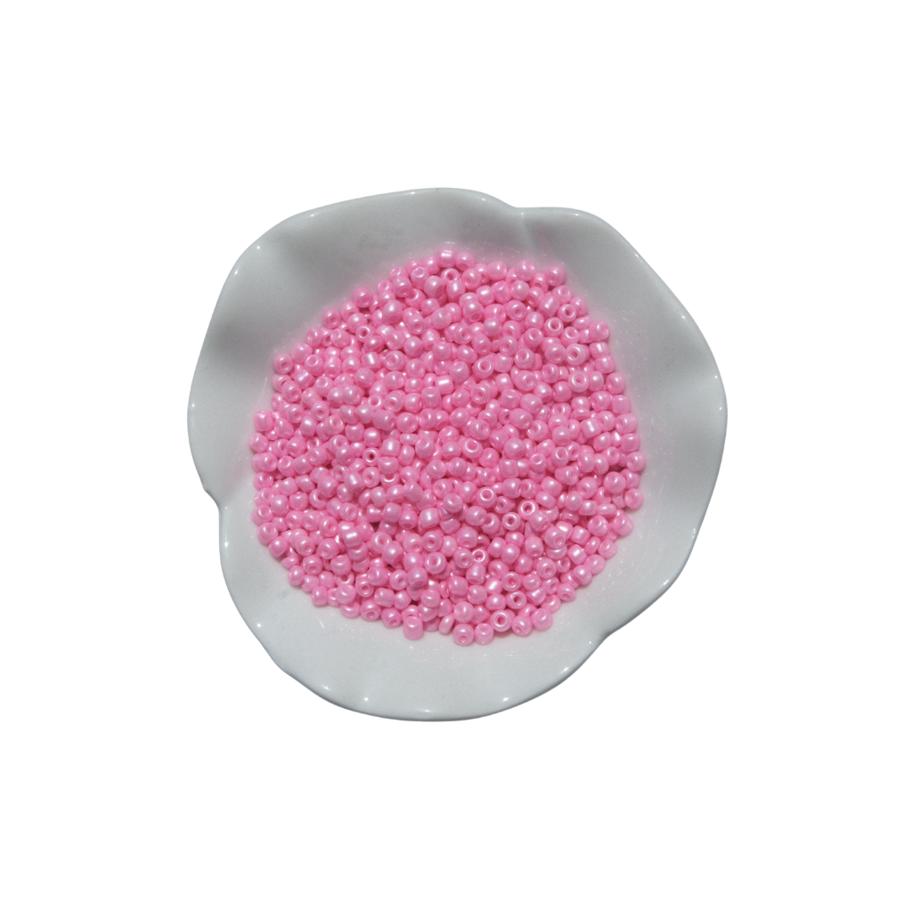 ABC Kum Boncuk Şeker Pembe 3 mm 500 Gram 8/0