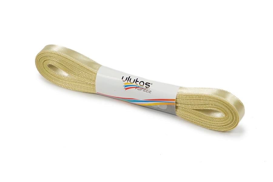 Açık Bal Saten Kurdele 1 cm