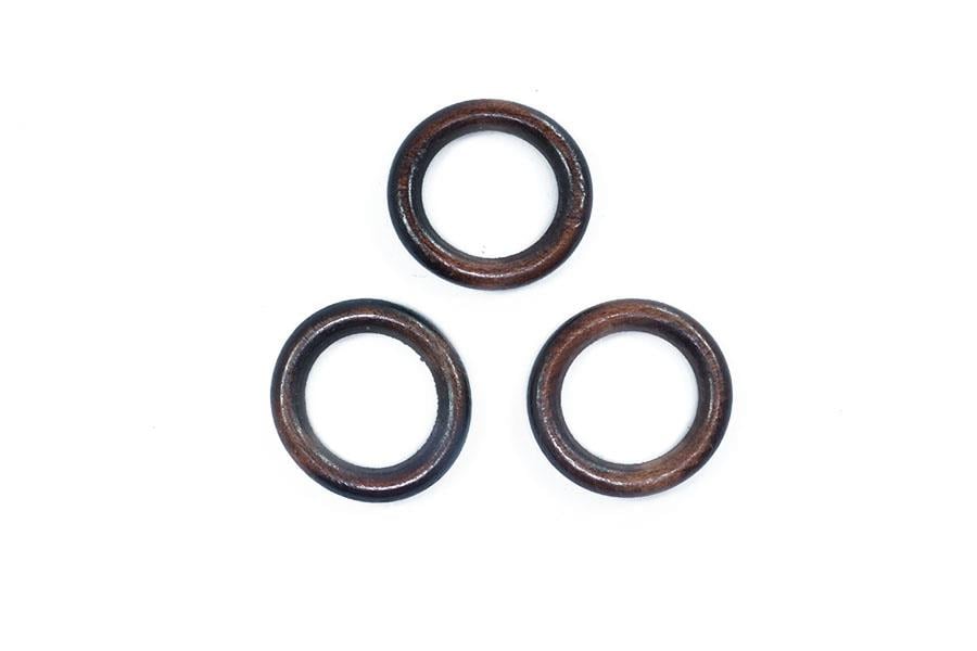 Ahşap Diş Kaşıyıcı Halka - Amigurumi Çıngırak Halkası 5cm