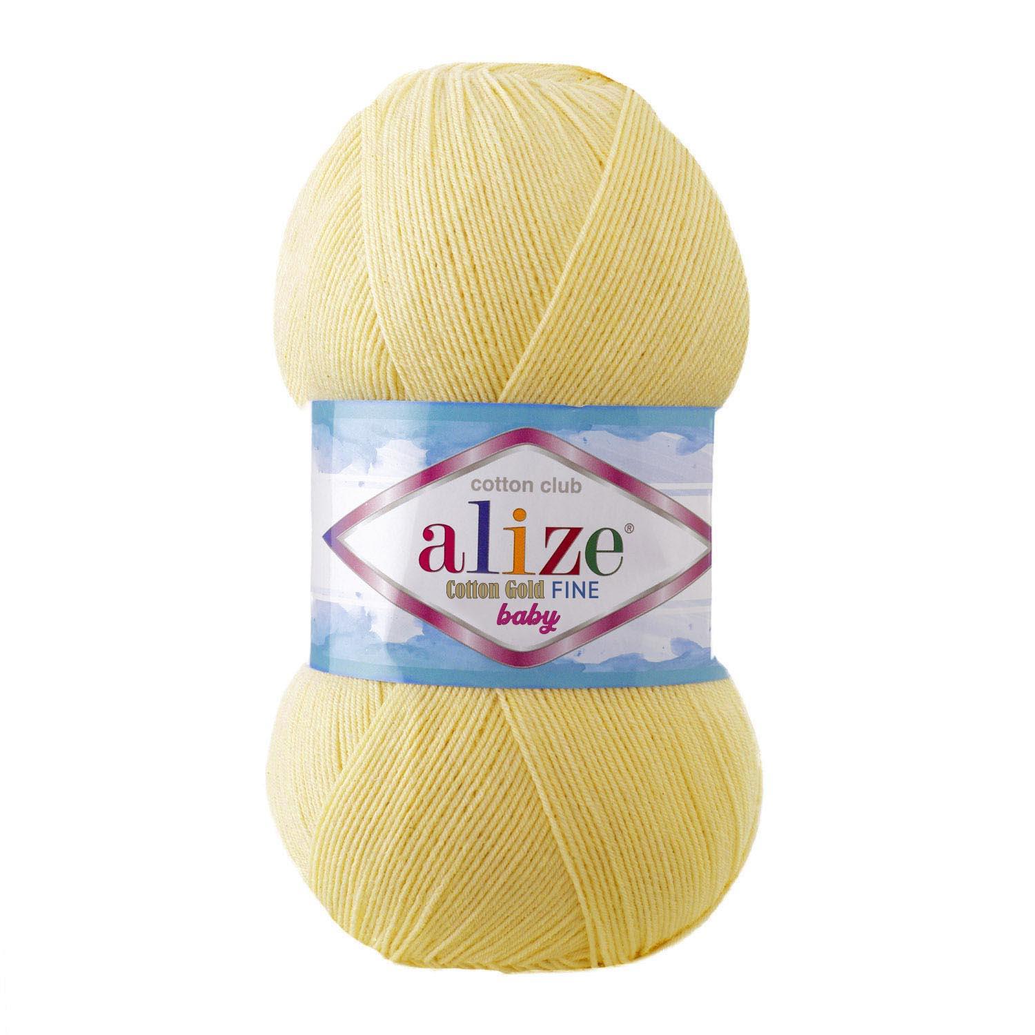 Alize Cotton Fine Baby Açık Sarı 187