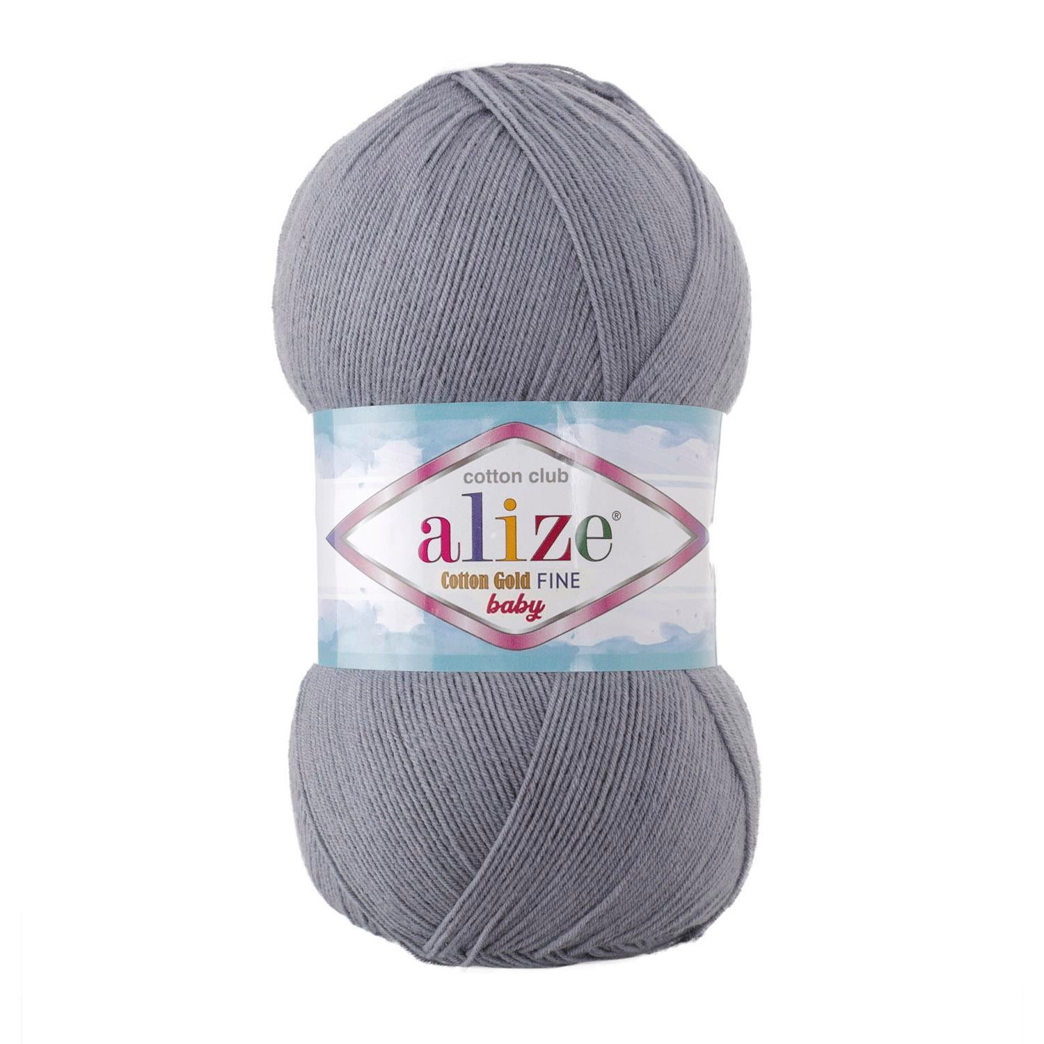 Alize Cotton Fine Baby Kömür Grisi 87