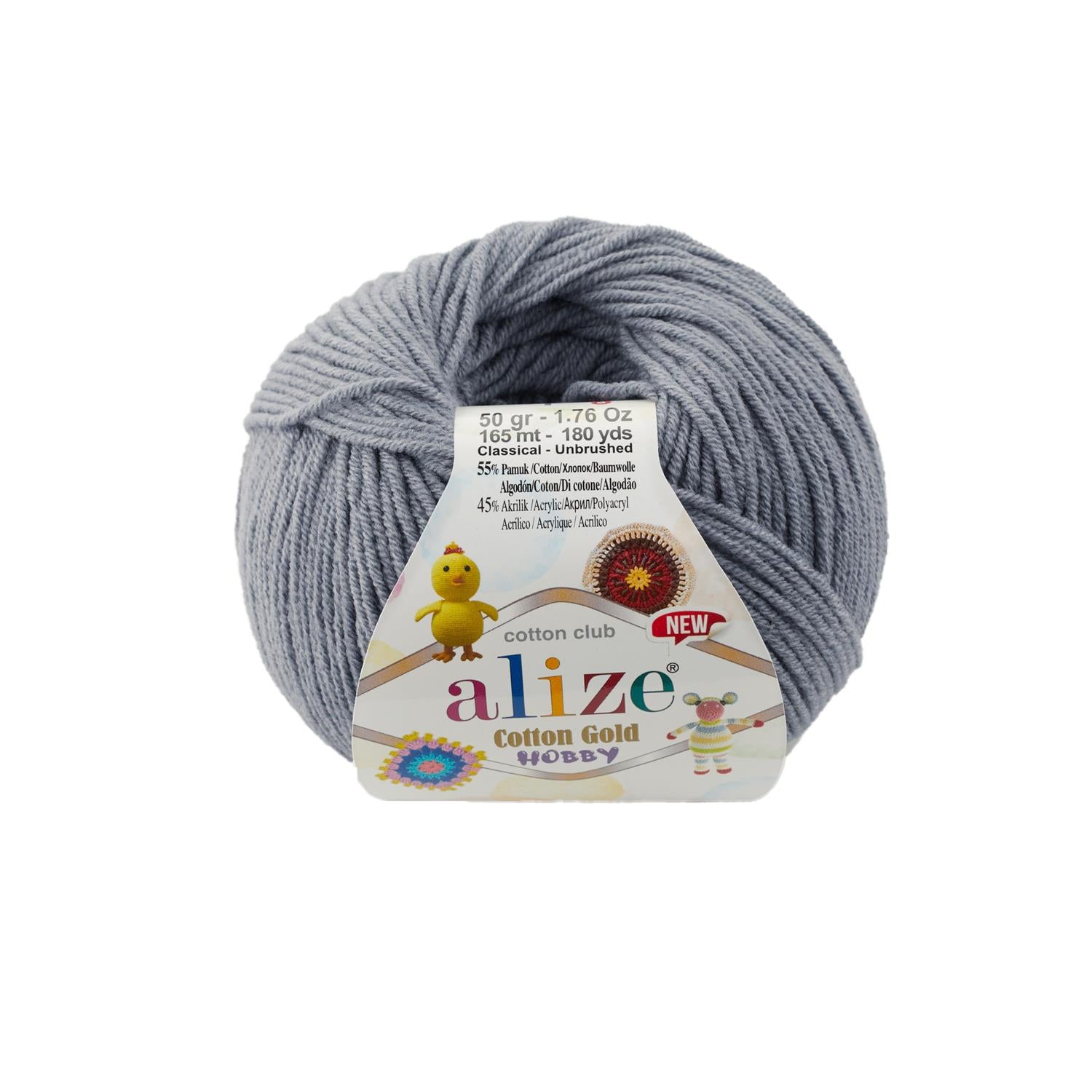 Alize Cotton Gold Hobby New Kömür Grisi-87