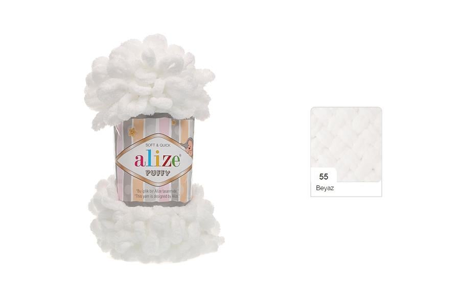 Alize Puffy Beyaz-55