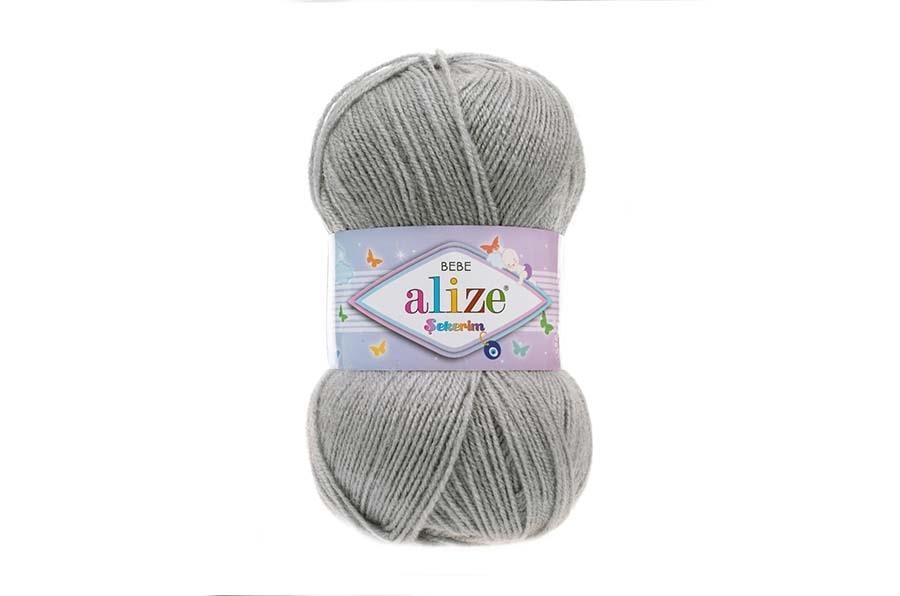 Alize Şekerim Bebe Gümüş Gri-344