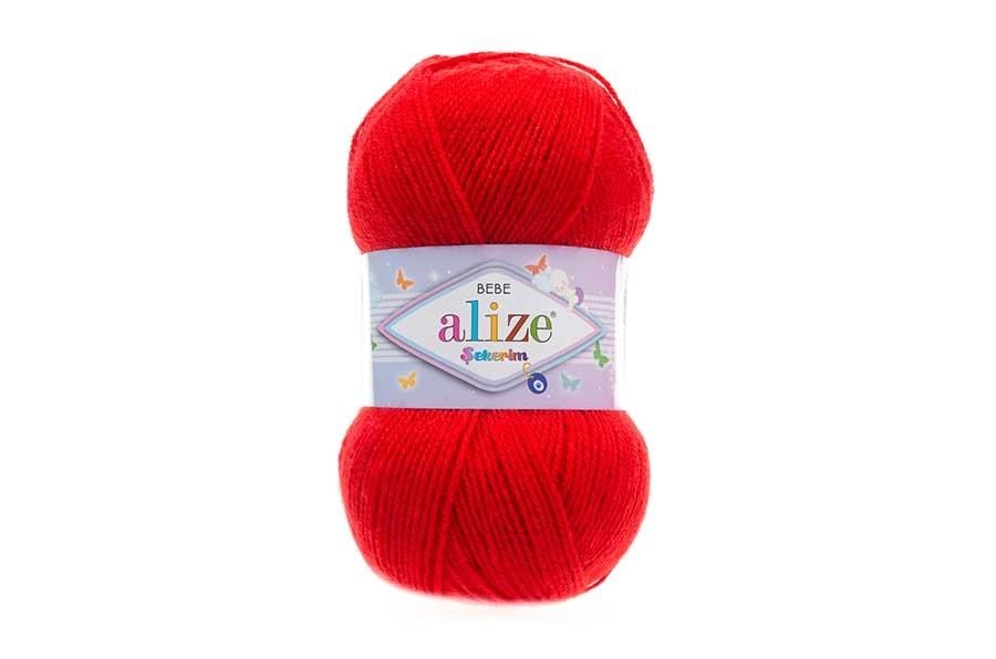 Alize Şekerim Bebe Kırmızı-56