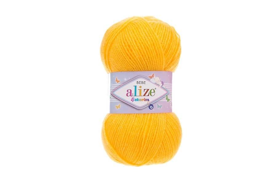 Alize Şekerim Bebe Koyu Sarı-566