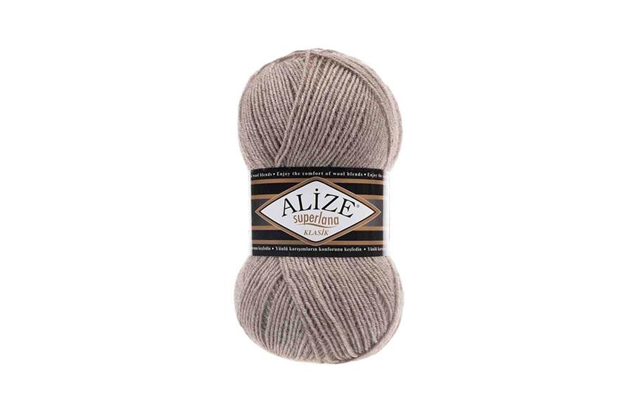 Alize Superlana Klasik Açık Kahve Melanj-207