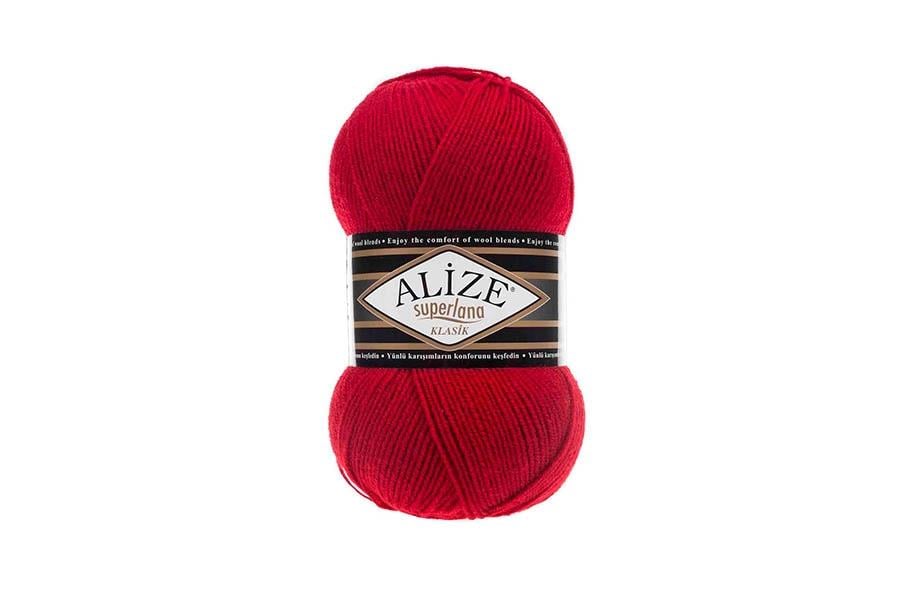 Alize Superlana Klasik Kırmızı-56