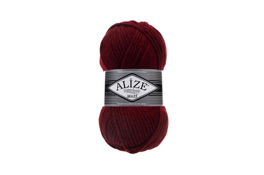Alize Superlana Maxi Bordo-57