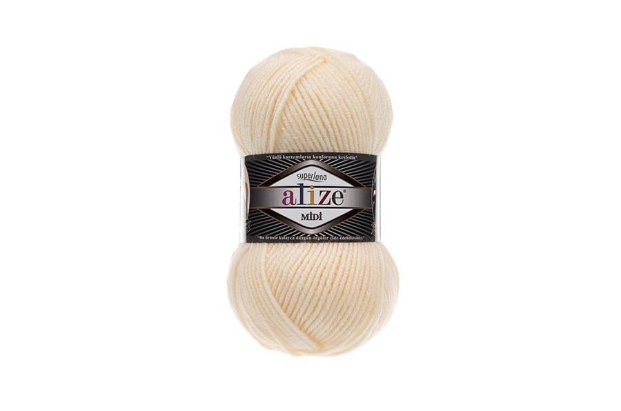 Alize Superlana Midi Açık Krem-1