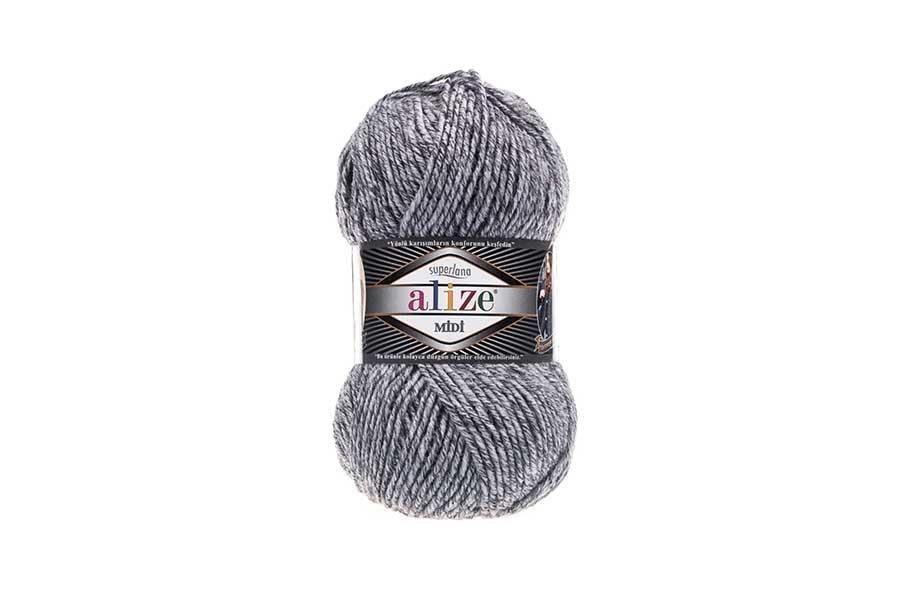 Alize Superlana Midi Jaspe Gri-801