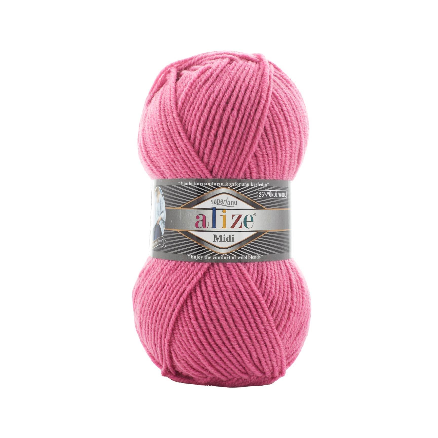 Alize Superlana Midi Koyu Pembe - 178
