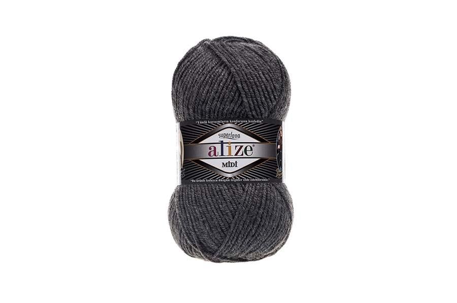 Alize Superlana Midi Orta Gri Melanj-182