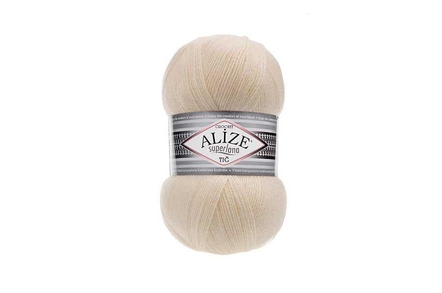 Alize Superlana Tığ Krem-1