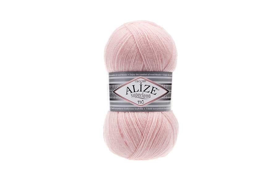 Alize Superlana Tığ Pembe İnci-271