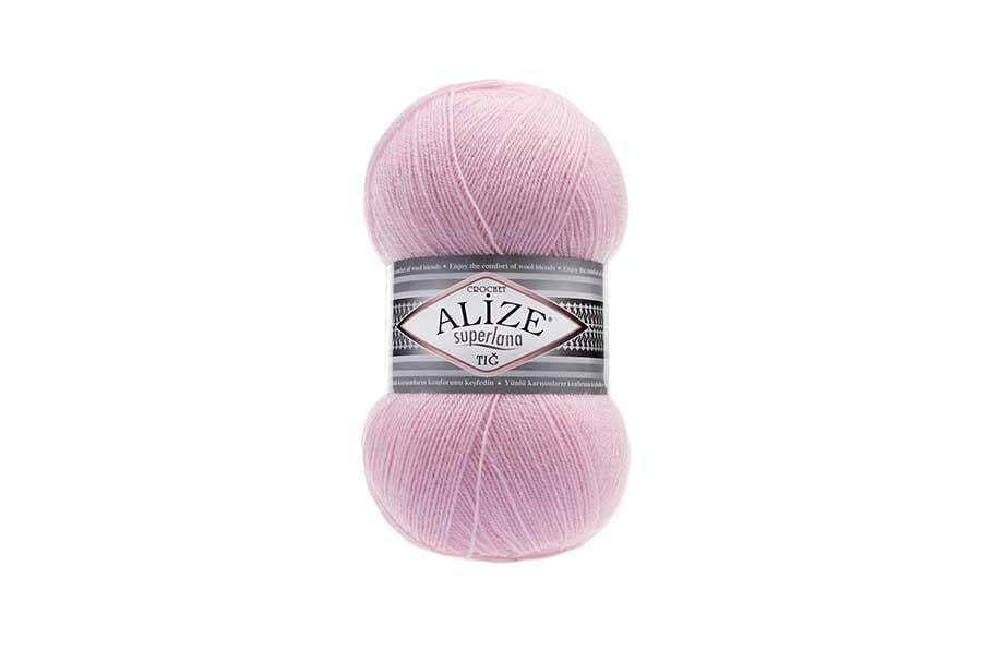 Alize Superlana Tığ Pudra Pembe-518