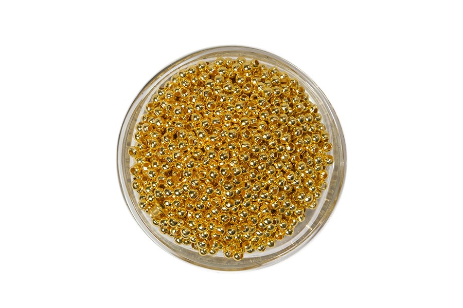 Altın Gold Metal Top Boncuk 3 mm 10 gr