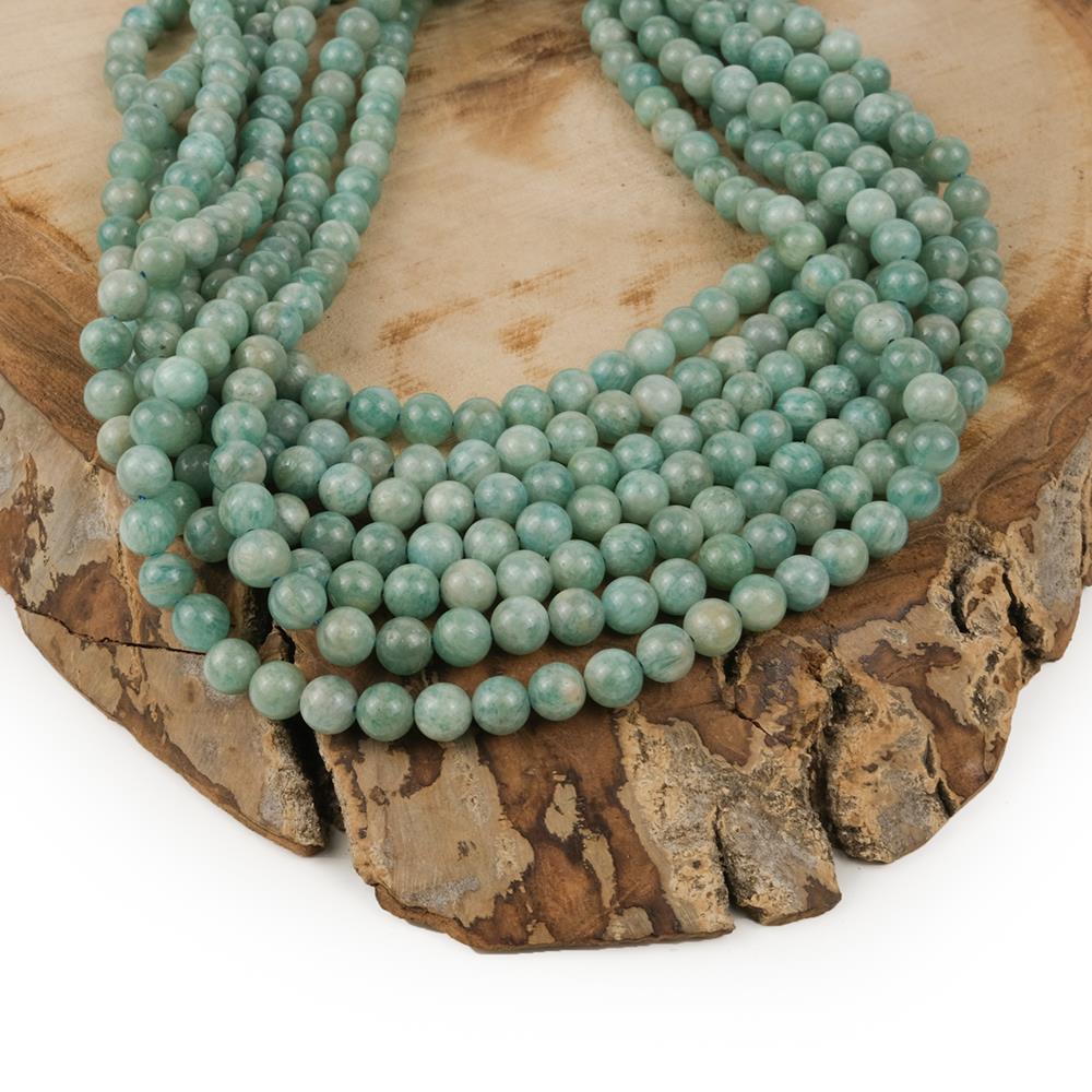 Amazonit Taşı Doğal Taş Dizisi 6 mm