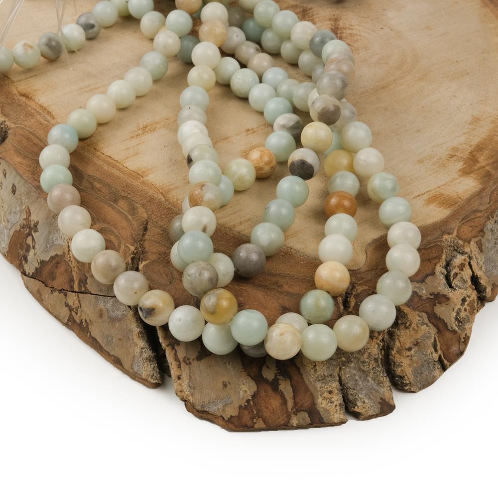 Amazonit Taşı Doğal Taş Dizisi 8 mm