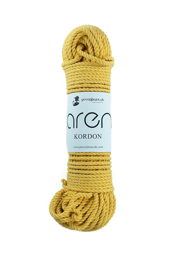 Aren Cotton Kordon İp Koyu Sarı