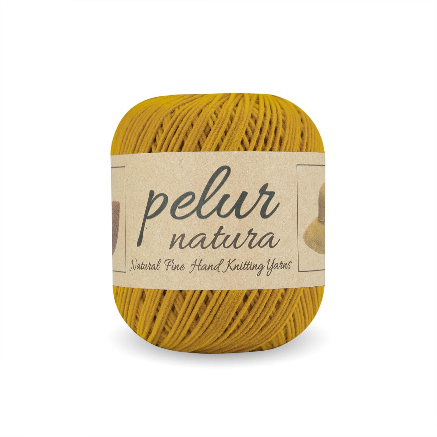 Aren Nubuk Süet Flo Hardal Sarısı İplik 