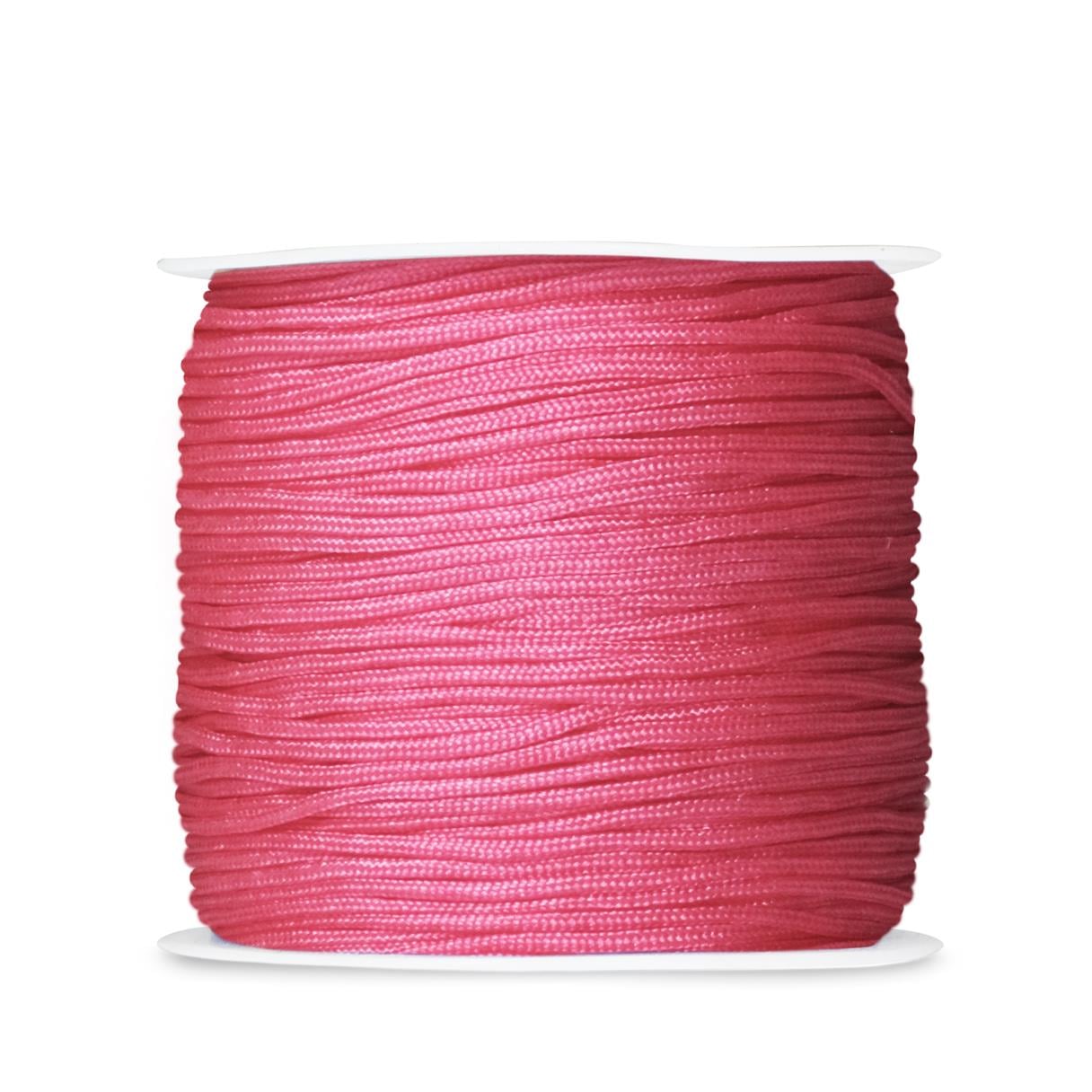 Aren Paraşüt Makrome Bileklik Örgü İpi Fosforlu Pembe 1.5 mm