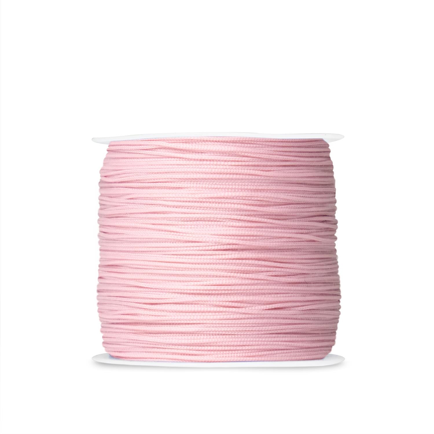 Aren Paraşüt Makrome Bileklik Örgü İpi Pembe 0.8 mm 100 Metre