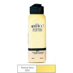 Artdeco Akrilik Boya 140ml Kanarya Sarısı 3032