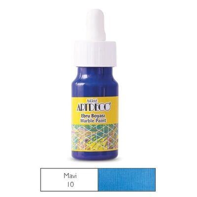 Artdeco Ebru Boyası 30 Ml No: 10 Mavi